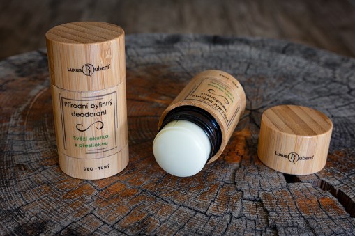 Přírodní bylinný deodorant - Svěží okurka s přesličkou